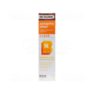 Apotek Online - BETADINE ANTISEPTIC CLEAR SPRAY 30ML