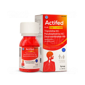 Apotek Online - ACTIFED COUGH SIRUP MERAH 60ML