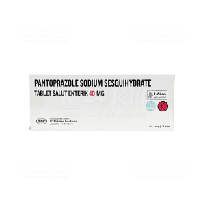 Apotek Online - PANTOPRAZOLE MAHAKAM BETA FARMA 40MG TABLET