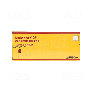 Apotek Online - MOLACORT 0.5MG TABLET