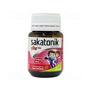 Apotek Online - SAKATONIK ABC STRAWBERY TABLET (1 Botol isi 24 Tablet)