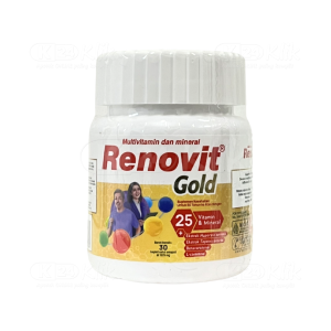 Apotek Online - RENOVIT GOLD KAPLET (1 Botol Isi 30 Kaplet)