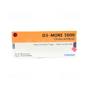 Apotek Online - D3 MORE 5000IU TABLET