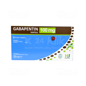Apotek Online - GABAPENTIN HEXPHARM 100MG (1 strip isi 10 kapsul)