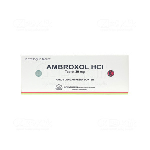 Apotek Online - AMBROXOL 30MG NOVAPHARIN TABLET