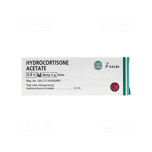 Apotek Online - HYDROCORTISON KALBE 2.5% KRIM