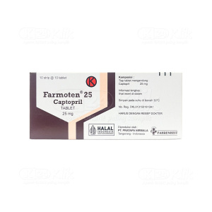 Apotek Online - FARMOTEN 25MG TABLET