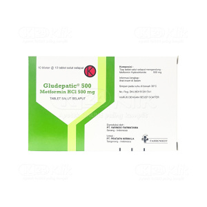 Apotek Online - GLUDEPATIC 500MG TABLET