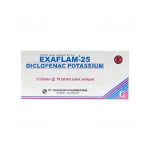 Apotek Online - EXAFLAM 25MG TABLET
