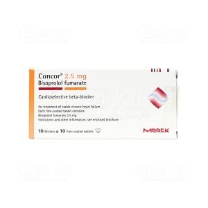 Apotek Online - CONCOR 2.5MG TAB 100S