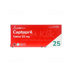Apotek Online - CAPTOPRIL DEXA 25MG TABLET