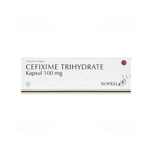 Apotek Online - CEFIXIME NOVELL 100MG KAPSUL
