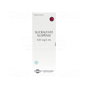 Apotek Online - SUCRALFAT ETERCON 500MG/5ML SIRUP 200ML