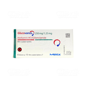 Apotek Online - GLUCOVANCE 250MG/1.25MG (1 Strip isi 15 Tablet)