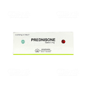 Apotek Online - PREDNISONE NOVAPHARIN 5MG TABLET