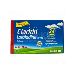 Apotek Online - CLARITIN 10MG (1 strip isi 5 tablet)