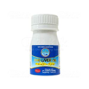 Apotek Online - IKAN PAUS COD LIVER OIL (1 botol isi 50 kapsul)
