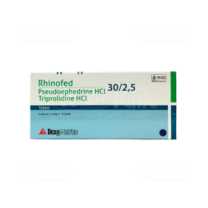 Apotek Online - RHINOFED 30/2.5MG (1 strip isi 10 tablet)