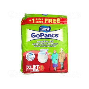 Apotek Online - SENSI GO PANTS ADULT XL (isi 3)