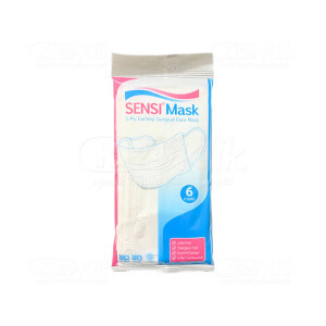 Apotek Online - SENSI MASK MASKER EARLOOP (isi 6 masker)