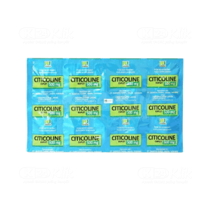 Apotek Online - CITICOLINE HEXPHARM 500MG KAPLET (1 Dos isi 3 Strip @10 Tablet)
