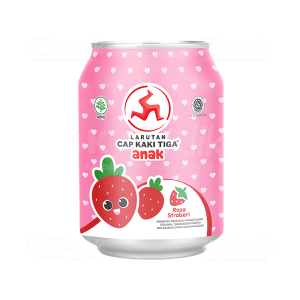 Apotek Online - BADAK LARUTAN ANAK STRAWBERRY 238ML KALENG