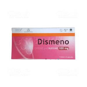 Apotek Online - DISMENO 100MG KAPSUL (1 Dos isi 10 Strip @10 Tablet)