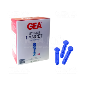 Apotek Online - GEA BLOOD LANCET 28G (isi 100 pcs)