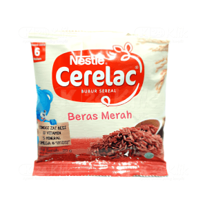 Apotek Online - CERELAC 6-12BLN BERAS MERAH SACH 20G