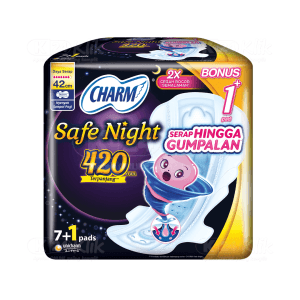 Apotek Online - CHARM SAFE NIGHT WING 42CM (isi 7)