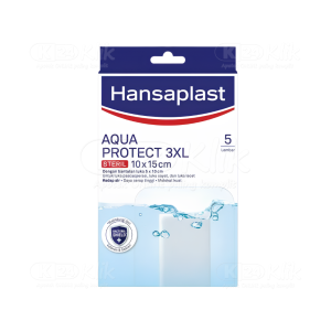 Apotek Online - HANSAPLAST AQUA PROTECT STERIL 3XL 10X15CM (isi 5 pcs)