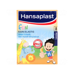 Apotek Online - HANSAPLAST KAIN ELASTIS FUN (1 amplop isi 8 pcs)