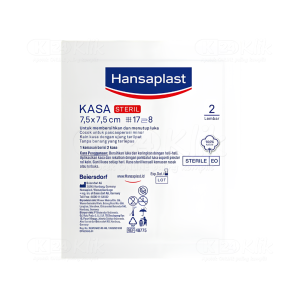 Apotek Online - HANSAPLAST KASA STERIL 7.5X7.5CM (isi 2)
