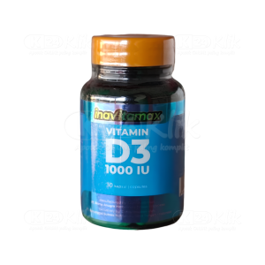 Apotek Online - INAVITAMAX VITAMIN D3 1000IU (1 botol isi 30 kapsul)