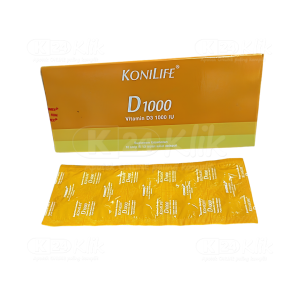 Apotek Online - KONILIFE D 1000IU (1 strip isi 10 tablet)