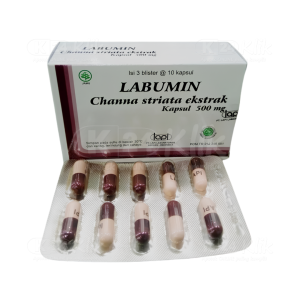 Apotek Online - LABUMIN 500MG (1 blister isi 10 kapsul)
