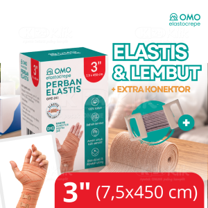 Apotek Online - OMO Elastocrepe 3inch Perban Elastis