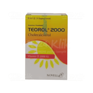 Apotek Online - TEOROL 2000IU (1 botol isi 30 kapsul)