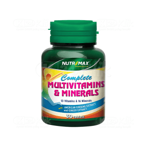 Apotek Online - NUTRIMAX COMPLETE MULTIVITAMIN DAN MINERAL (1 botol isi 30 tablet)