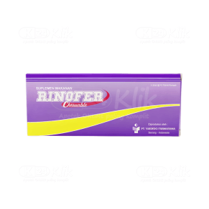 Apotek Online - RINOFER (1 strip isi 10 tablet kunyah)