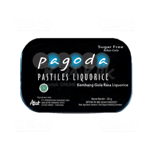 Apotek Online - PAGODA PASTILES LIQUORICE 20G