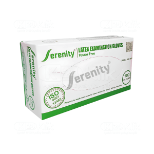 Apotek Online - SERENITY GLOVES LATEX PWD FREE M (1 DOS ISI 100 PCS)