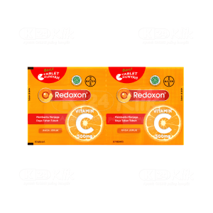 Apotek Online - REDOXON VIT C 500MG JERUK (1 strip isi 2 tablet)