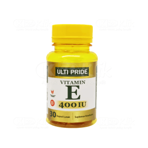 Apotek Online - ULTI PRIDE VITAMIN E 400IU (1 botol isi 30 kapsul lunak)