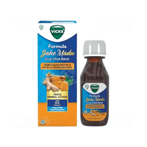 Apotek Online - VICKS FORMULA JAHE MADU SIRUP 105ML