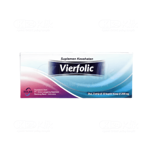 Apotek Online - VIERFOLIC (1 strip isi 10 kaplet)