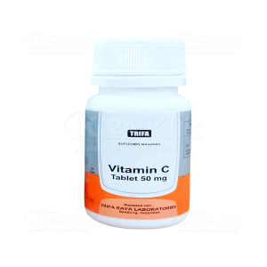 Apotek Online - VITAMIN C TRIFA 50MG BOTOL (isi 100 tablet)