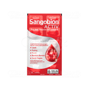 Apotek Online - SANGOBION ACTIV CAPSUL (PER STRIP ISI 10 KAPSUL)