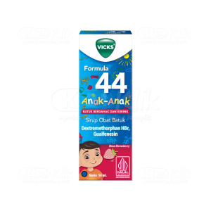 Apotek Online - VICKS F44 ANAK SYRUP 54ML