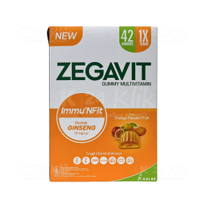 Apotek Online - ZEGAVIT IMMUNFIT GUMMY 21G (1 dos isi 6 sachet)